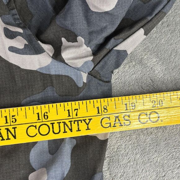 Banana Republic Jacket Womens Small Blue Gray Camo Ripstop Military S/124084-00 - Picture 11 of 15